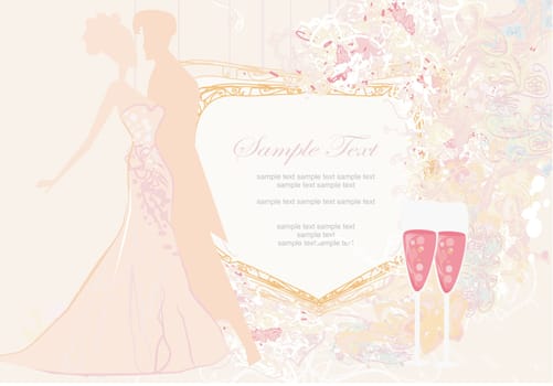 Ballroom dancers - invitation