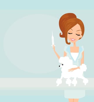 veterinary woman animal doctor