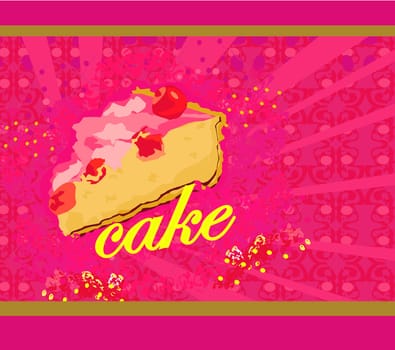 cake abstract card