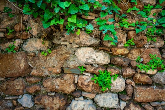 Old Stone Wall Texture.  Brick Background