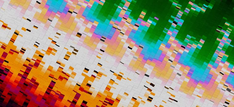 Computer generated abstract colorful fractal artwork for creative design