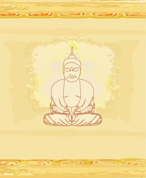 Chinese Traditional Artistic Buddhism Pattern