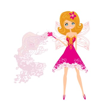beautiful fairy vector graphic
