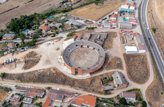 Santa Cruz bullring in Ciudad Rodrigo, Salamanca province Spain.