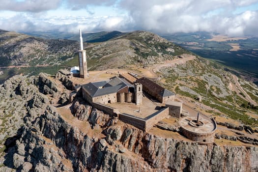 Sanctuary of Our Lady of Pena de Francia, dedicated to Maria, in the municipality of El Cabaco, Salamanca. Governed by the Dominican Fathers, it is the highest Marian sanctuary in the world.