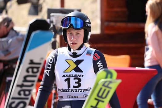 Jenny Nowak (Germany) qualifying / Provisional Jump World Cup Nordic Combined Black Forest Cup 2022
