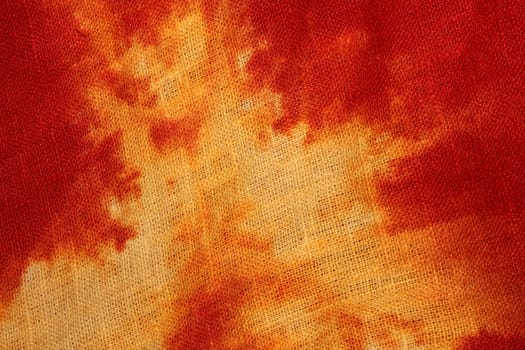 Yellow red textile design made with chlorine close up modern background high quality big size prints