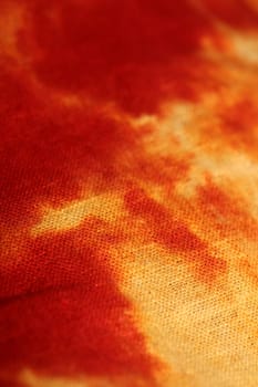Yellow red textile design made with chlorine close up modern background high quality big size prints