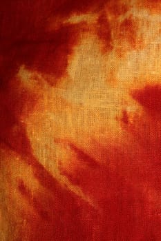 Yellow red textile design made with chlorine close up modern background high quality big size prints