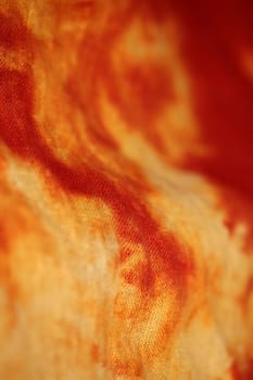 Yellow red textile design made with chlorine close up modern background high quality big size prints