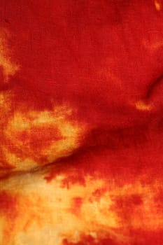 Yellow red textile design made with chlorine close up modern background high quality big size prints