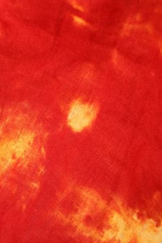 Yellow red textile design made with chlorine close up modern background high quality big size prints