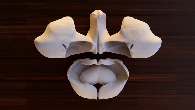 alien hoax skull specimen weird bizarre species discovered 3D illustration