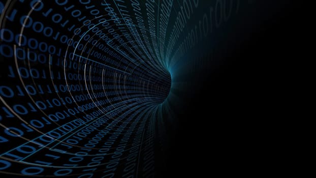 Driving Through Binary Data Tunnel ,Driving Through Binary Data Tunnel