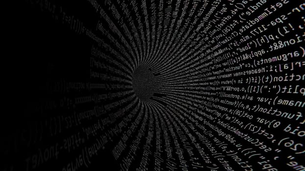Driving Through Code Data Tunnel ,Driving Through Code Data Tunnel