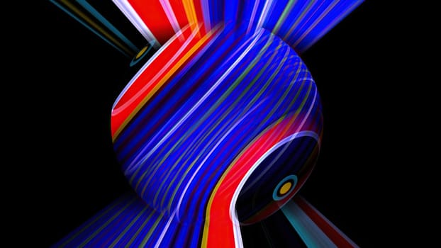 Colorful sphere with light rays ,Colorful sphere with light rays
