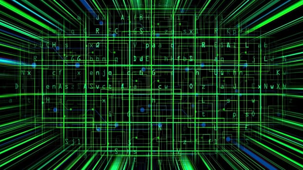 Code data with light rays concept,Code data with light rays concept