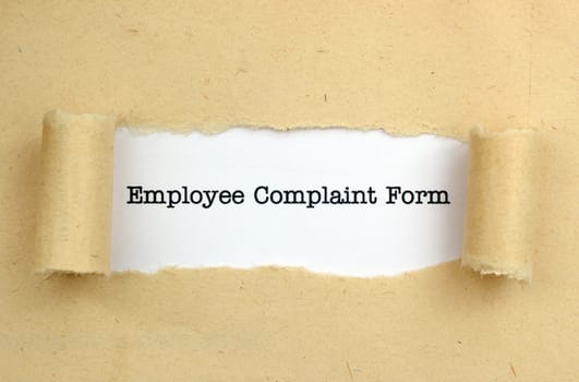 Employee complaint form