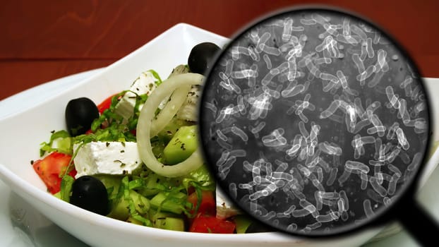 Searching for bacteria in vegetables,Searching for bacteria in vegetables