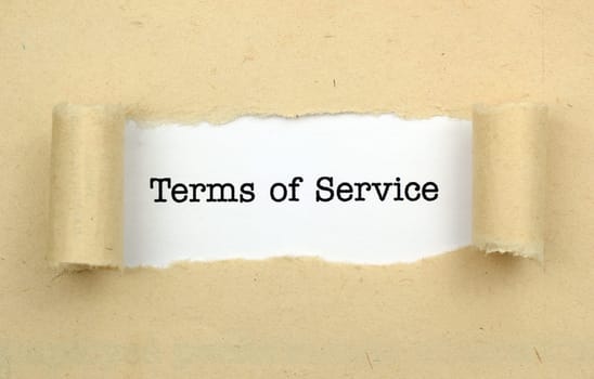 Terms of service