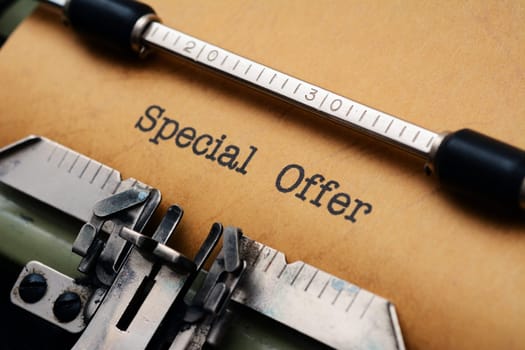 Special offer