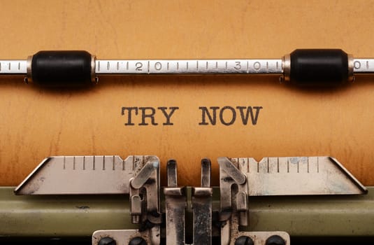 Try now