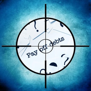Pay off debts target