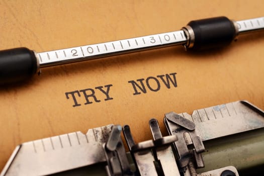 Try now