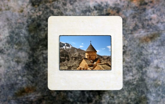 Church on slide film