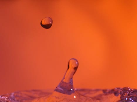 Abstract Colors colliding drops different fluids funds forms