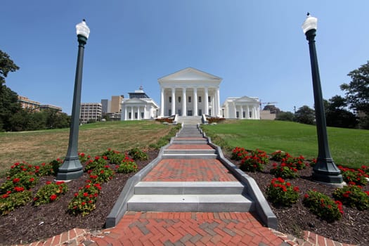 The Virginia State Capitol Building in Richmond