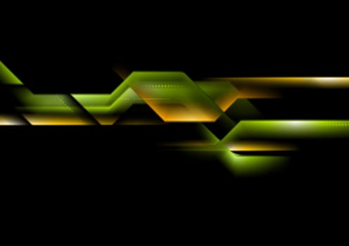 Abstract technology striped background. Vector design