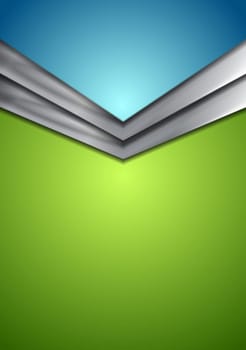 Abstract vector corporate modern background with arrow