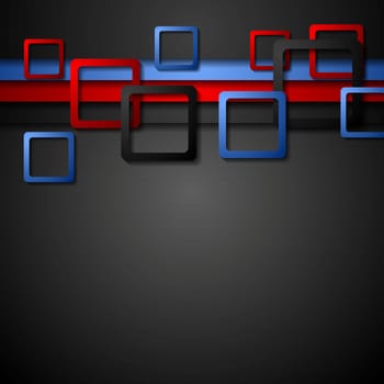 Bright abstract corporate geometry background. Vector design
