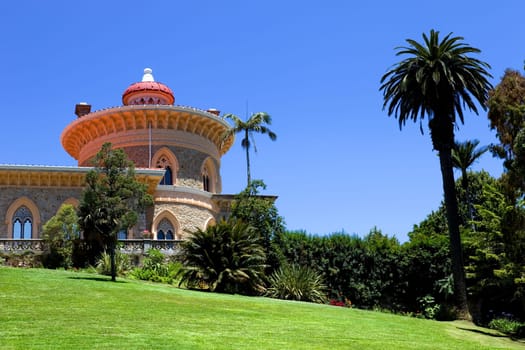 Palace of Monserrate in the village of Sintra, Lisbon, Portugal
