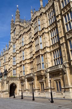 London, government houses of the Parliament in westminster