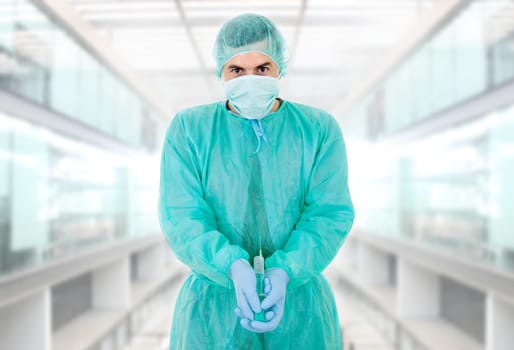 young male doctor at the hospital
