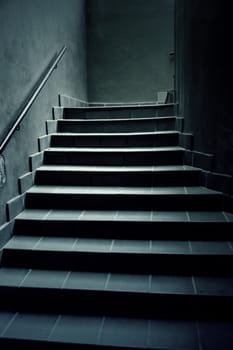 Detail of access stairs to a car park