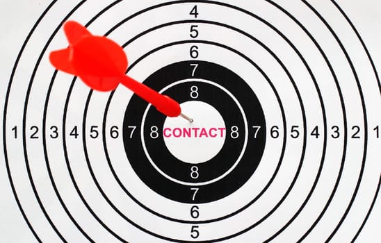 Contact target