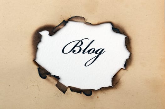 Blog paper hole