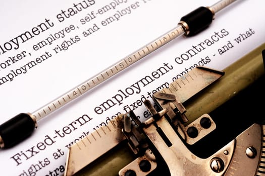Employment contract