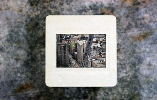 New York on slide film