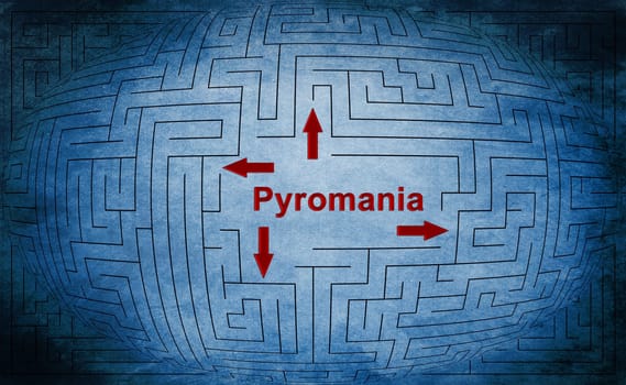 Pyromania maze concept