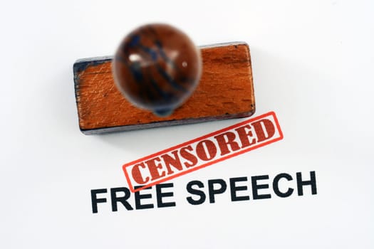 Free speech censored