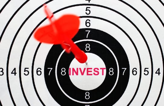 Invest target concept