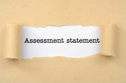 Assessment statement