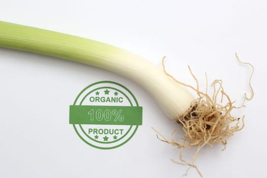 Organic spring onion