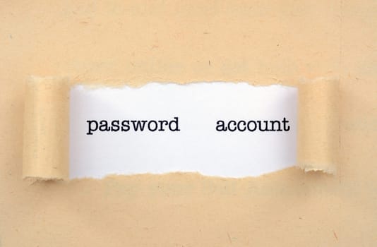 Password account