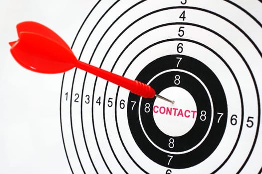 Contact target
