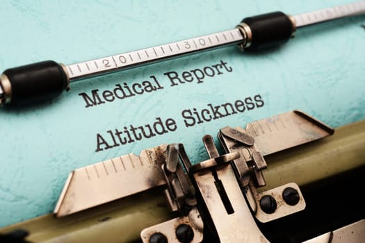 Altitude sickness